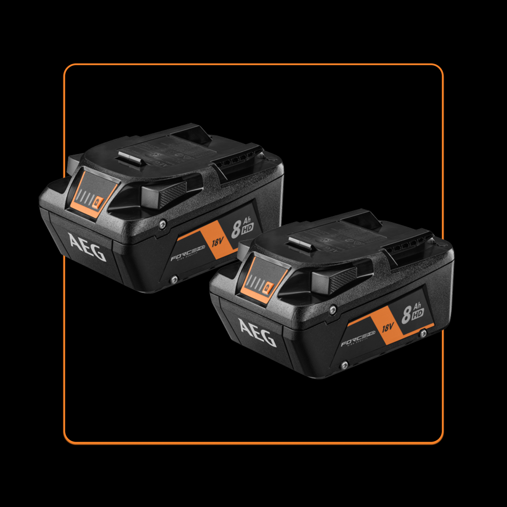 AEG 18V 8.0Ah FORCE HD Twin Battery Pack