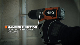 VIDEO AEG 18V Brushless Sub Compact Hammer Drill (A18SPDBL0) in action.mp4